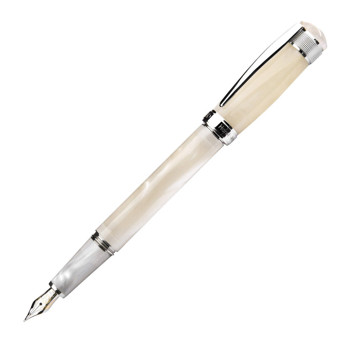 Cleo Skribent Aura Fountain Pen, Marbled Pearl Fountain Pen Cleo Skribent 