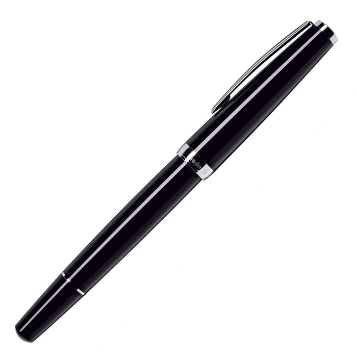 Cleo Skribent Classic Palladium Piston Fountain Pen, Black Fountain Pen Cleo Skribent 