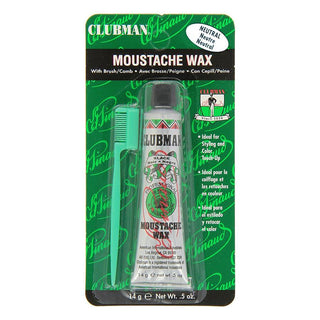 Clubman Mustache (Moustache) Wax Moustache Wax Clubman Neutral 