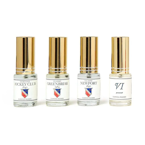 Caswell-Massey 4-Piece Heritage Cologne Sampler Fragrance for Men Caswell-Massey 
