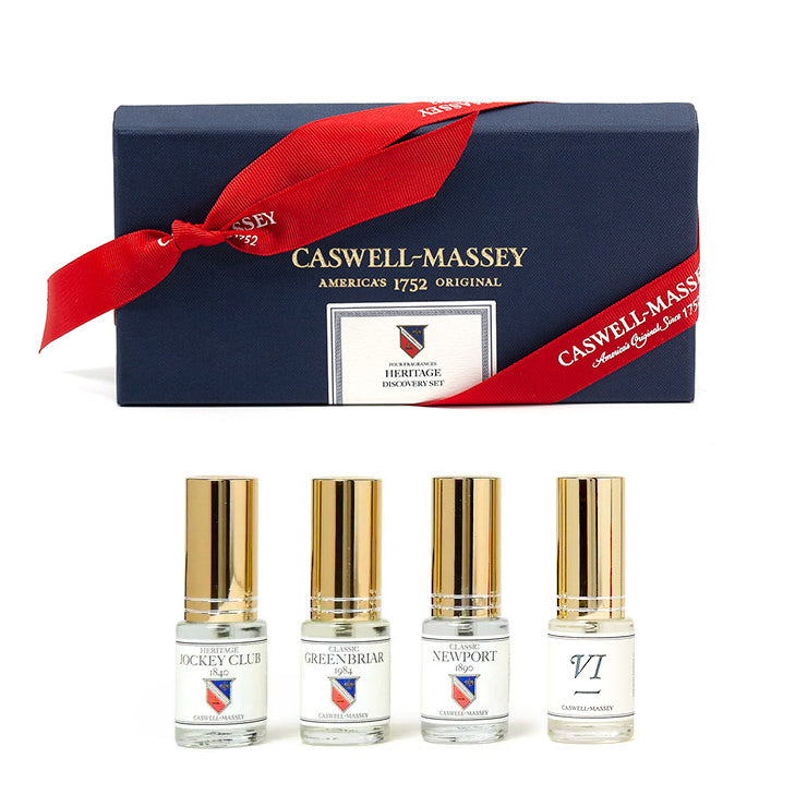 Caswell-Massey 4-Piece Heritage Cologne Sampler Fragrance for Men Caswell-Massey 