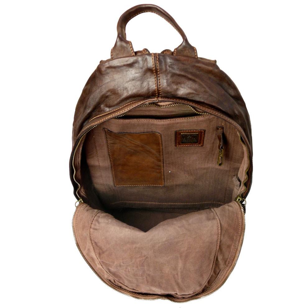 Campomaggi Leather Backpack with Front Zip Backpack Campomaggi 