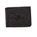 Campomaggi Johnny Horizontal Leather Wallet with Coin Pouch, Teodorano Print Leather Wallet Campomaggi Black 