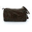 Campomaggi Toledo Leather Toiletry Bag with Geometic Fretwork Toiletry Bag Campomaggi Dark Brown 
