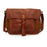 Campomaggi Enea Leather and Canvas Crossbody Bag Shoulder Bag Campomaggi Cognac / Military Green 