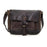 Campomaggi Enea Leather and Canvas Crossbody Bag Shoulder Bag Campomaggi Dark Brown 