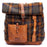 Campomaggi Tartan and Leather Backpack, Stained Cognac Backpack Campomaggi 