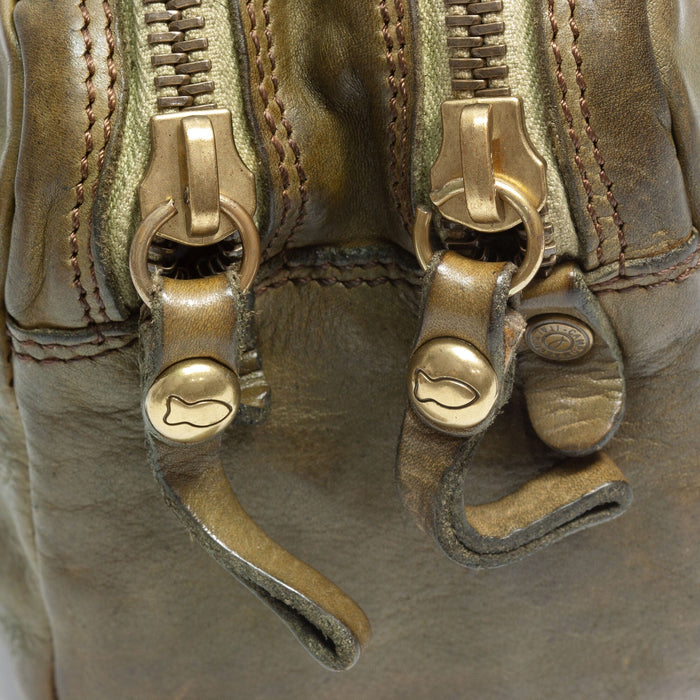 Campomaggi Leather Toiletry Bag, Teodorano Print Toiletry Bag Campomaggi 