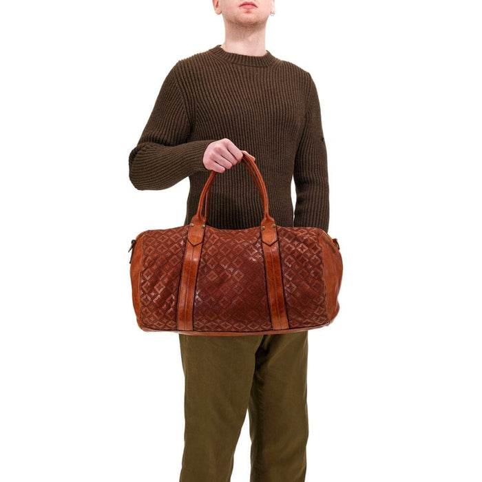 Campomaggi Aron Weekend Bag, Star Laser Print overnight bag Campomaggi 