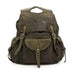 Campomaggi Alexander Leather Backpack Backpack Fendrihan Canada Military Green 