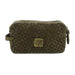 Campomaggi Aron Leather Toiletry Bag, Star Laser Print Toiletry Bag Campomaggi Military Green 