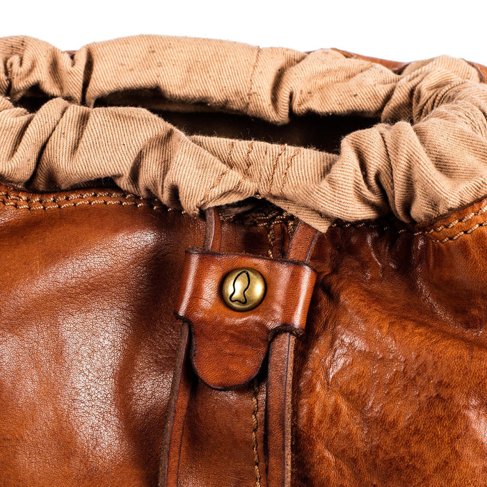 Campomaggi C1880 Leather Backpack, Cognac Leather Bag Campomaggi 