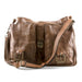 Campomaggi C1790 Messenger Bag, Military Green Leather Messenger Bag Campomaggi 