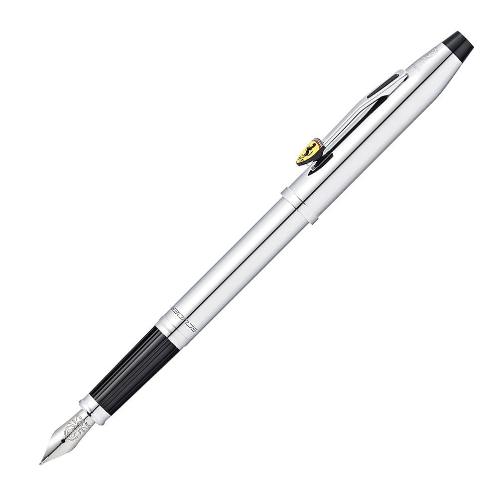 CROSS for Scuderia Ferrari Century II Polished Chrome Fountain Pen Fountain Pen CROSS 