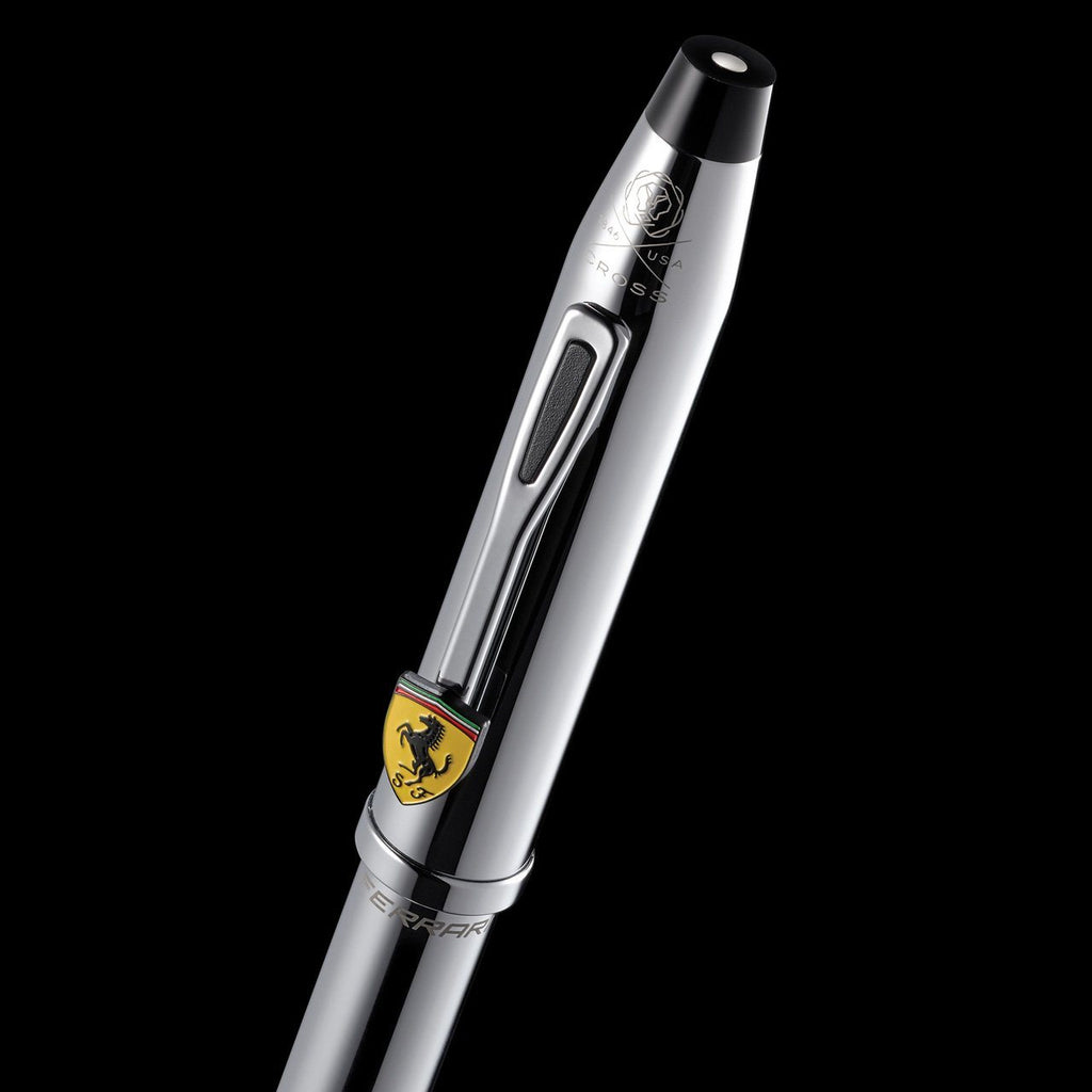 CROSS for Scuderia Ferrari Century II Polished Chrome Fountain Pen Fountain Pen CROSS 