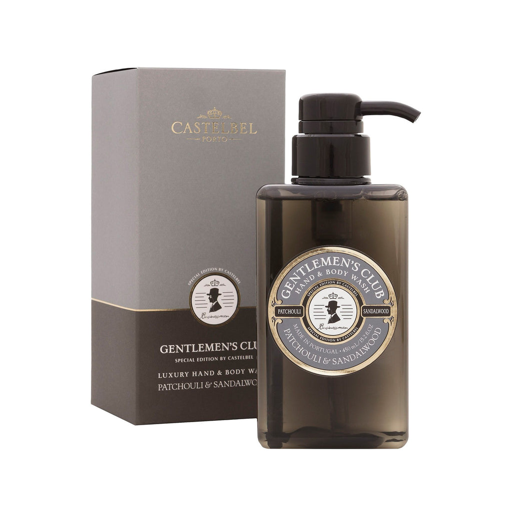 Castelbel Special Edition Gentlemen’s Club Hand & Body Wash Men's Body Wash Castelbel Patchouli & Sandalwood 