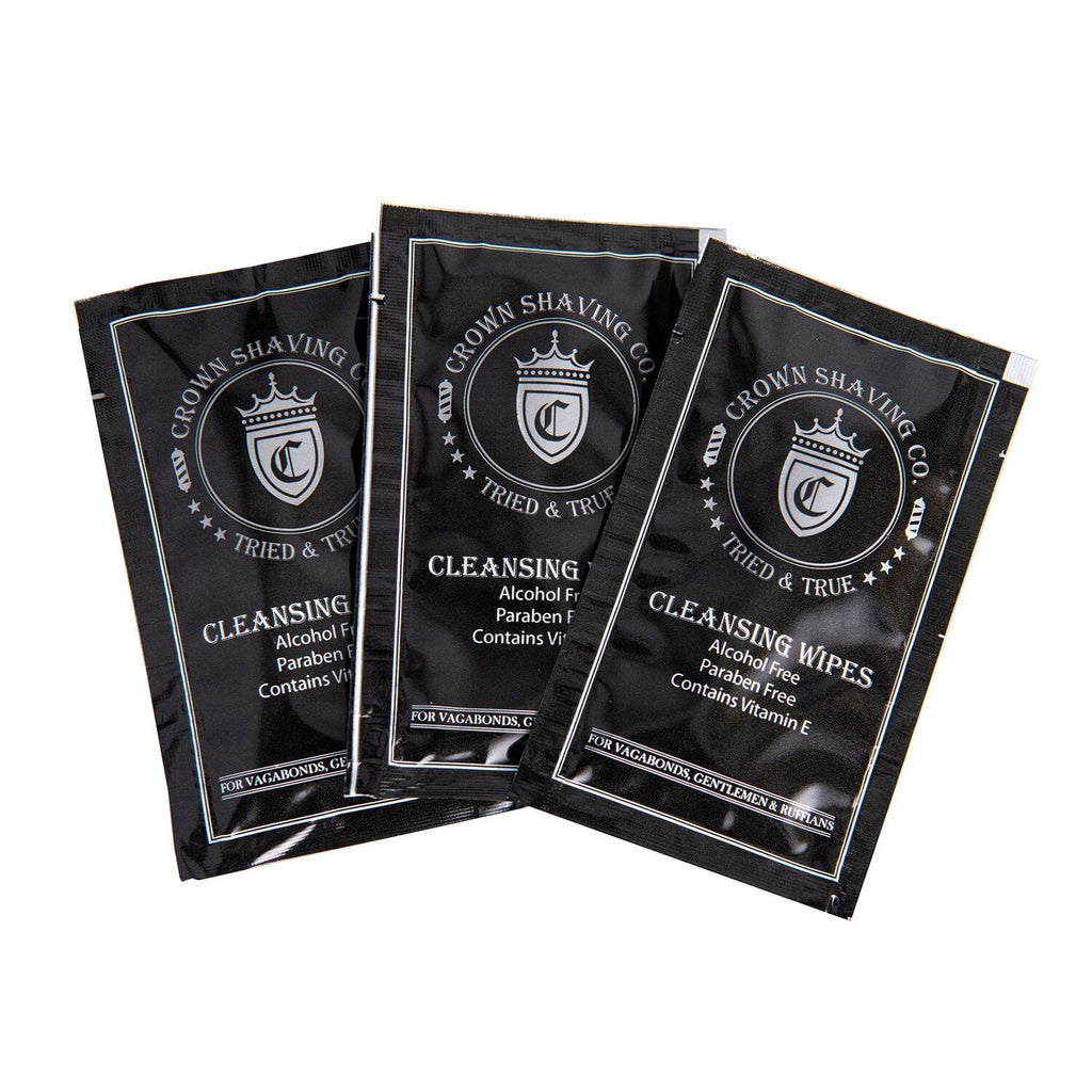 Crown Shaving Co. 30-Pack of Cleansing Wipes Cleansing Wipes Crown Shaving Co 