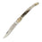 Curel Laguiole Stainless Steel Folding Pocket Knife, Stag Handle Pocket Knife Curel 