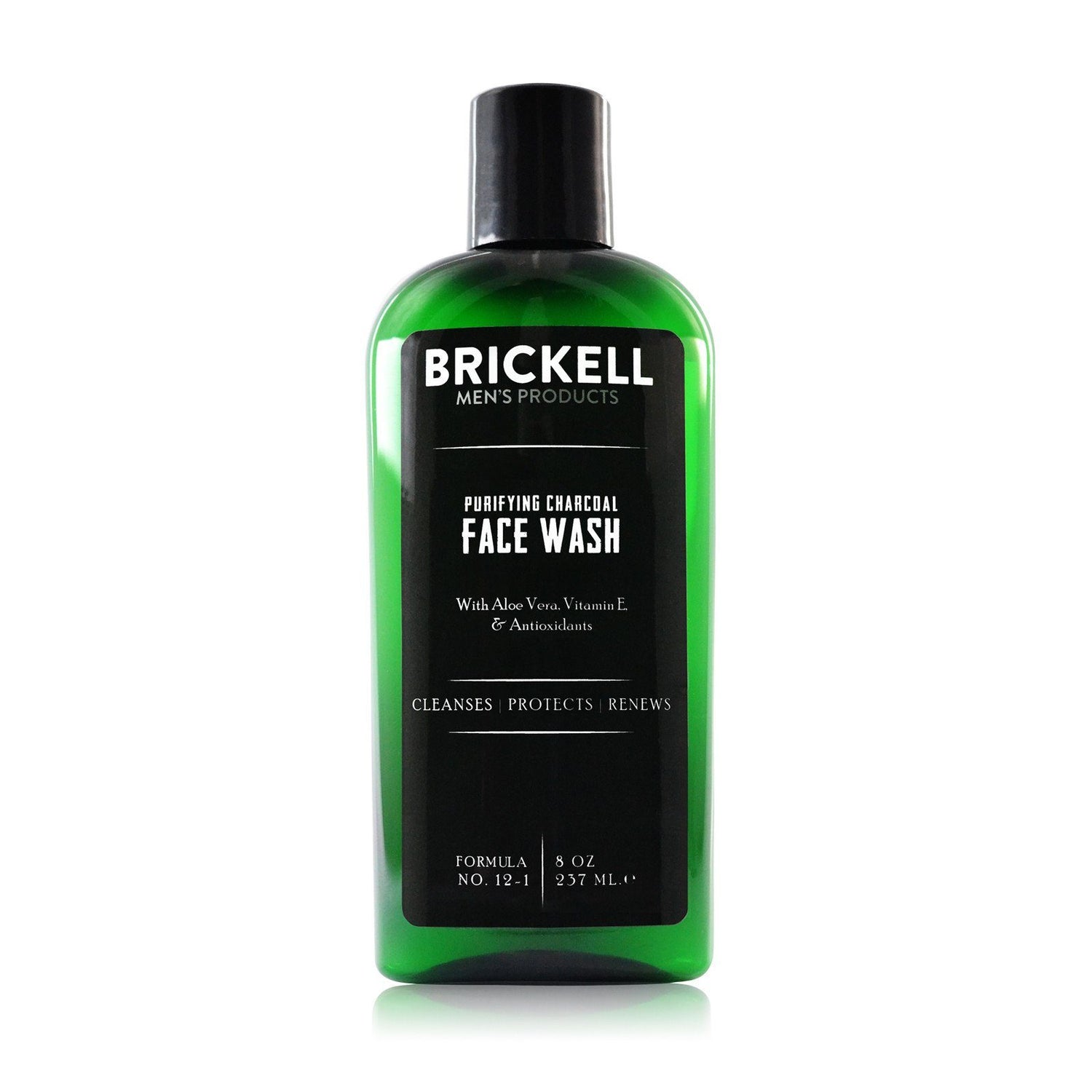 Brickell Purifying Charcoal Face Wash with Aloe Vera Face Cleansers Masks and Scrubs Brickell 