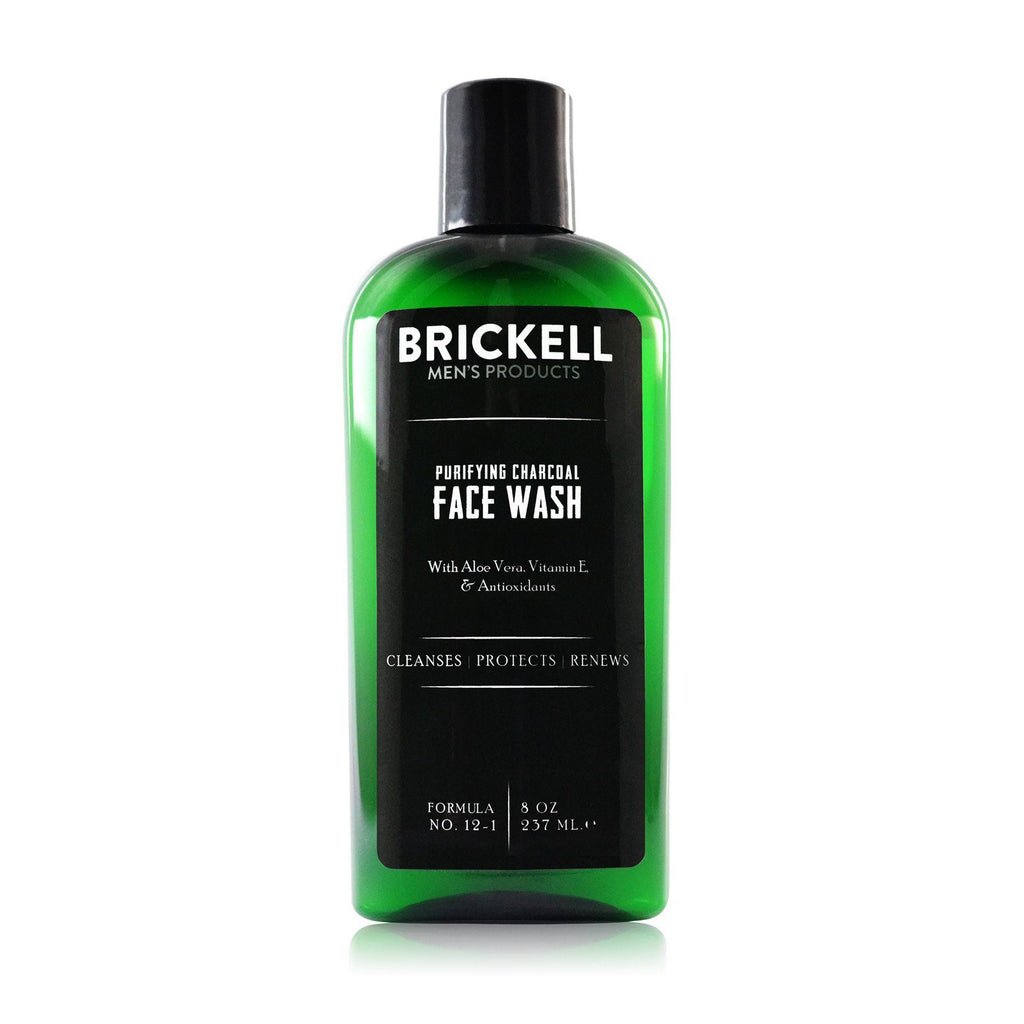 Brickell Purifying Charcoal Face Wash with Aloe Vera Face Cleansers Masks and Scrubs Brickell 