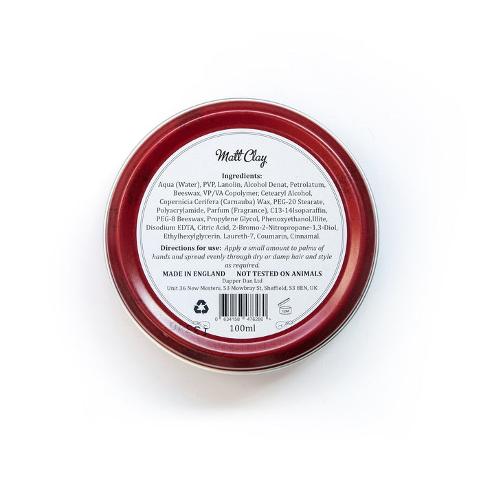 Dapper Dan Matt Clay Pomade with Strong Hold 100 ml Men's Hair Lotion Dapper Dan 