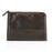 Daines & Hathaway Large Leather Pouch, Brooklyn Gunsmoke Leather Document Pouch Daines & Hathaway 