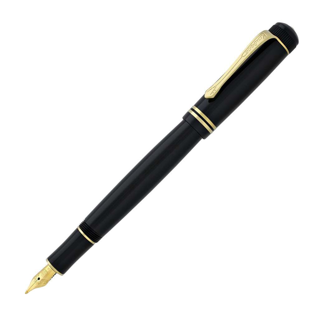 Kaweco DIA2 Fountain Pen, Black with Gold Accents Fountain Pen Kaweco 