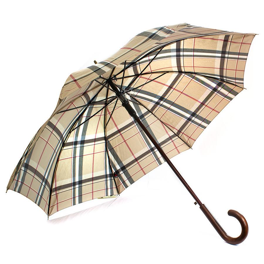 Doppler Zurs Rustika Gentlemen s Umbrella with Chestnut Handle