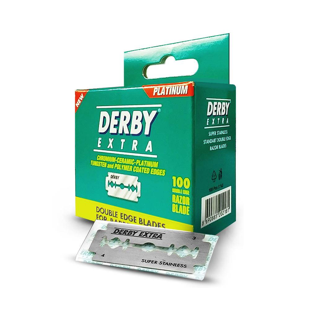 100 Derby Extra Double Edge Safety Razor Blades, Mini Pack Razor Blades Derby 
