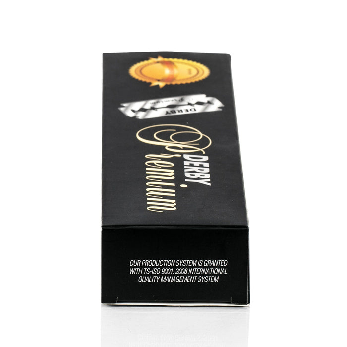 100 Derby Premium Double-Edge Stainless Safety Razor Blades, Made with Swedish Steel Razor Blades Derby 
