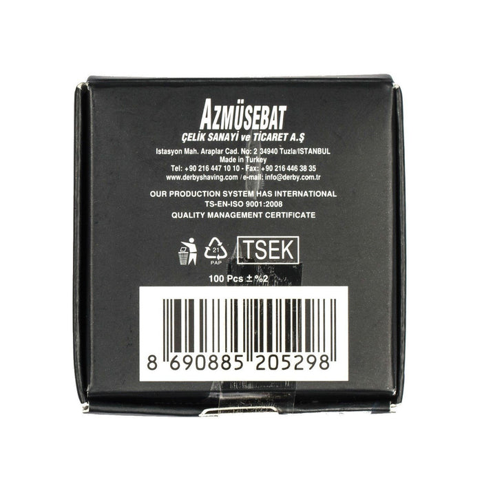 100 Derby Premium Single Edge Razor Blades Razor Blades Derby 