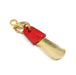 Diarge Brass and Leather Bottle Chasing Shoehorn Shoe Horn Diarge Gold – Red 