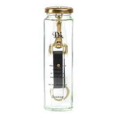 Diarge Brass and Leather Bottle Keyring Keyring Diarge 