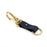 Diarge Brass and Leather Bottle Keyring Keyring Diarge Navy 