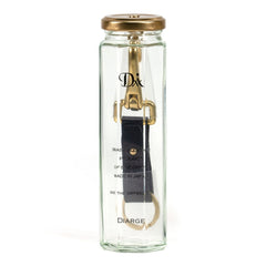 Diarge Brass and Leather Bottle Keyring Keyring Diarge 