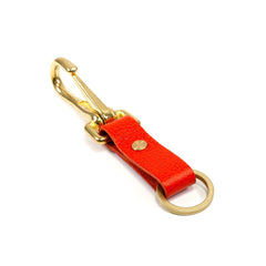 Diarge Brass and Leather Bottle Keyring Keyring Diarge 