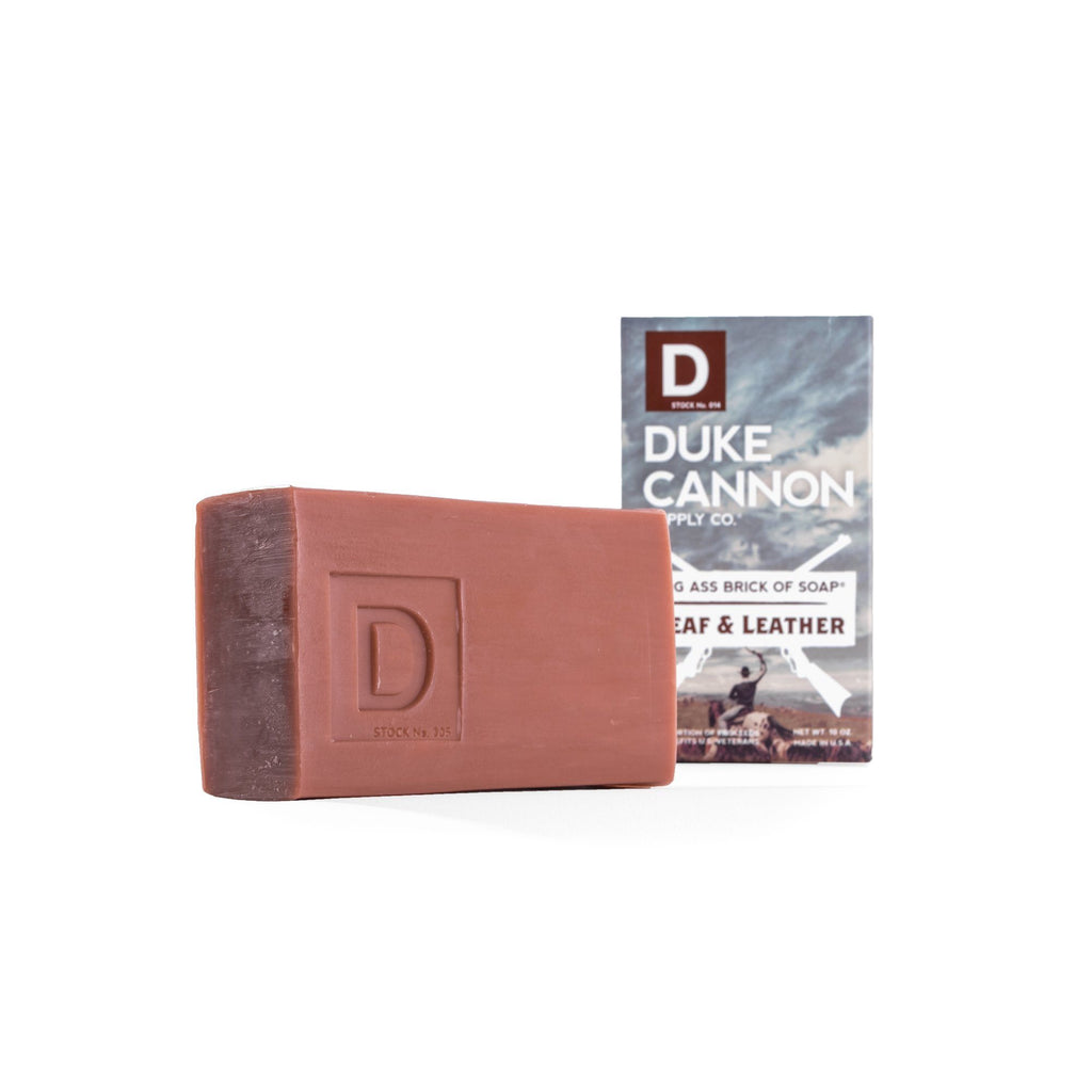 Duke Cannon Supply Co. Big Ass Brick of Soap, Leaf & Leather Body Soap Duke Cannon Supply Co 