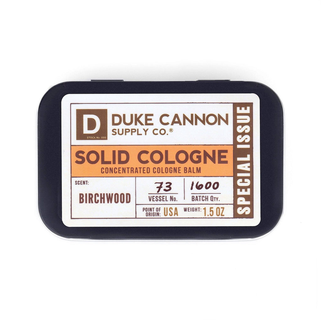 Duke Cannon Solid Cologne, Special Issue Fragrance for Men Duke Cannon Supply Co Birchwood 