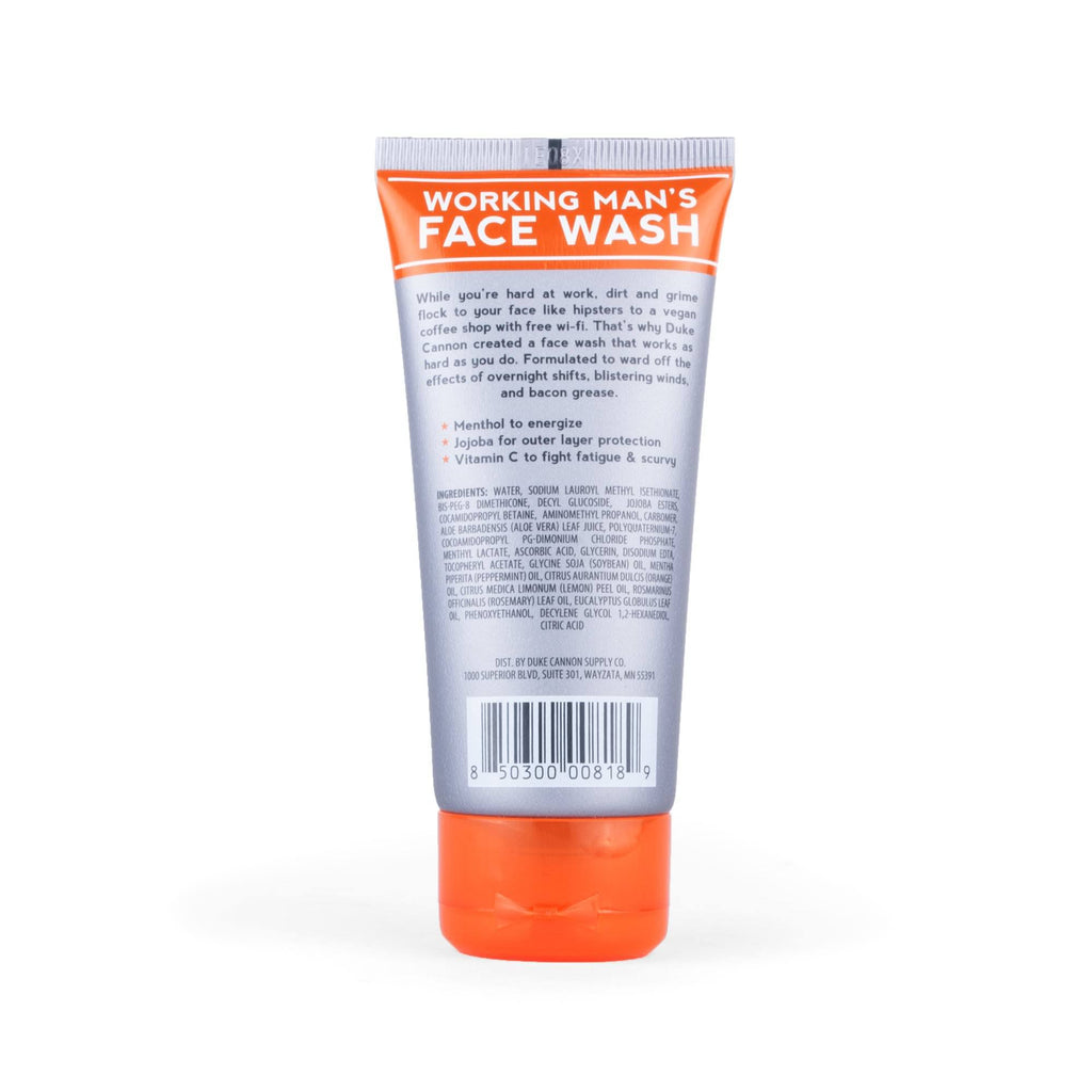 Duke Cannon Working Man’s Face Wash Face Wash Duke Cannon Supply Co 