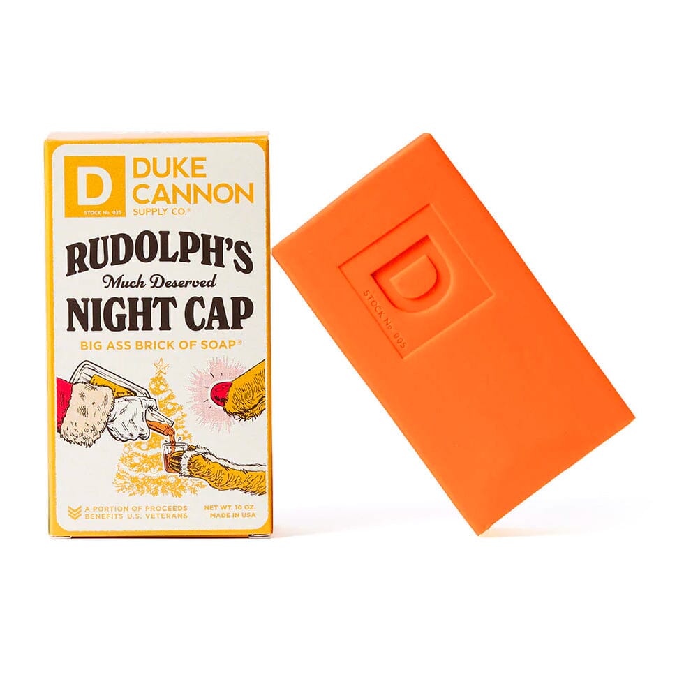Duke Cannon Supply Co. Big Ass Brick of Soap, Rudolph's Much Deserved Night Cap Body Soap Duke Cannon Supply Co 
