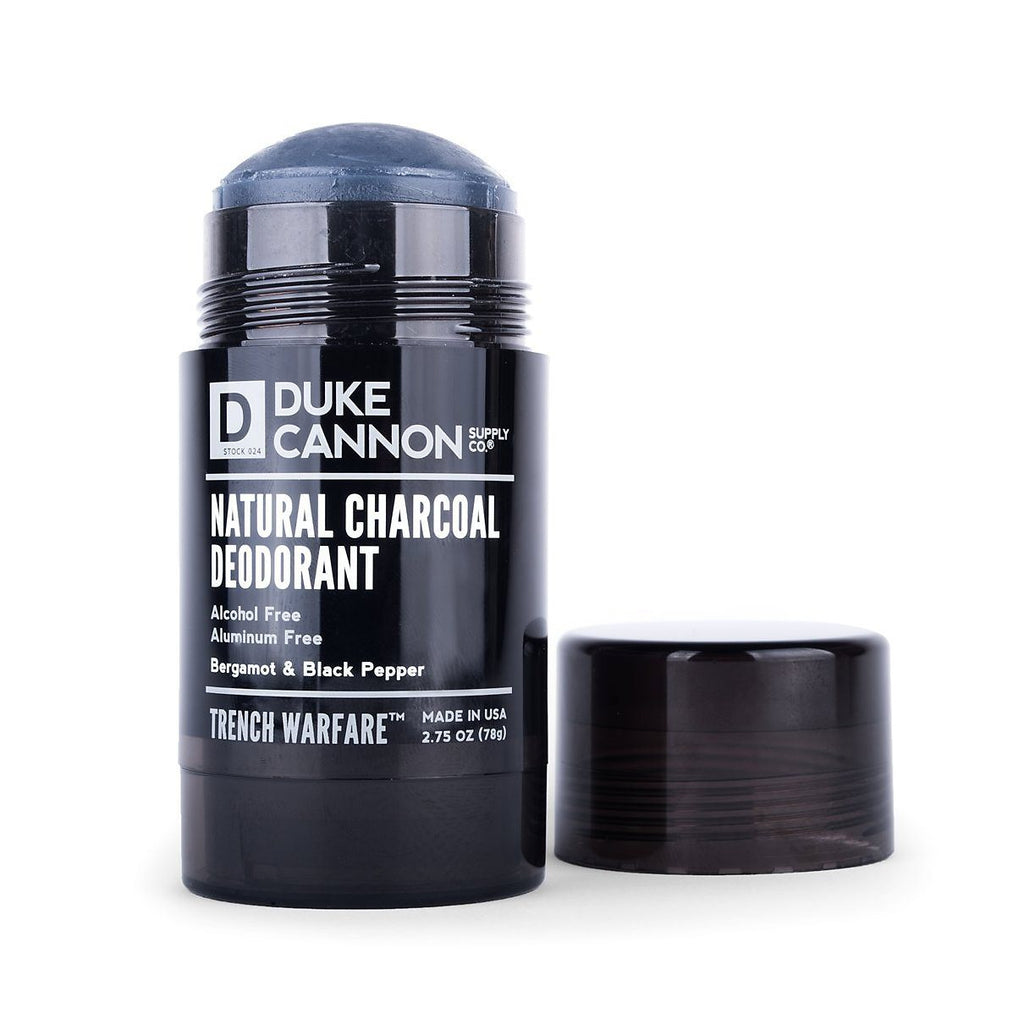 Duke Cannon Trench Warfare Natural Charcoal Deodorant Deodorant Duke Cannon Supply Co Bergamot & Black Pepper 