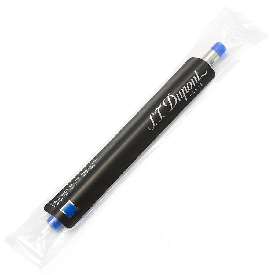 S.T. Dupont Medium Point Fiber Tip Pen Refill, Blue Ink & Refill S.T. Dupont 