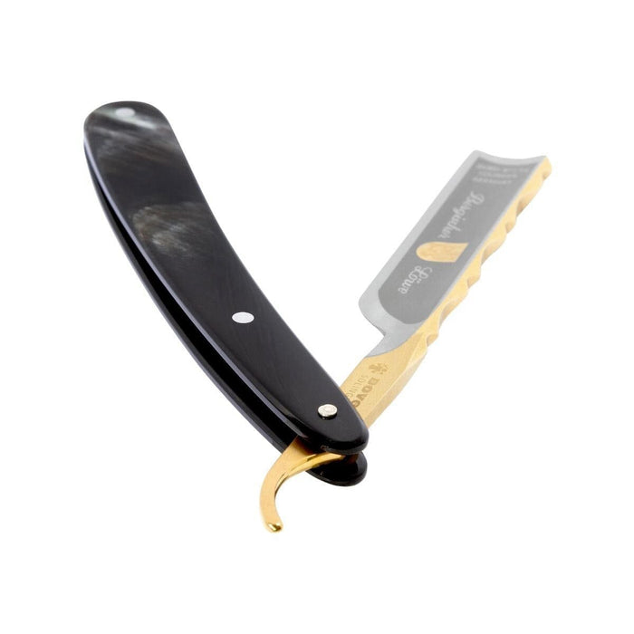 DOVO “Bergischer Löwe” Spanish Point Straight Razor 5/8”, Horn Scales Straight Razor DOVO 