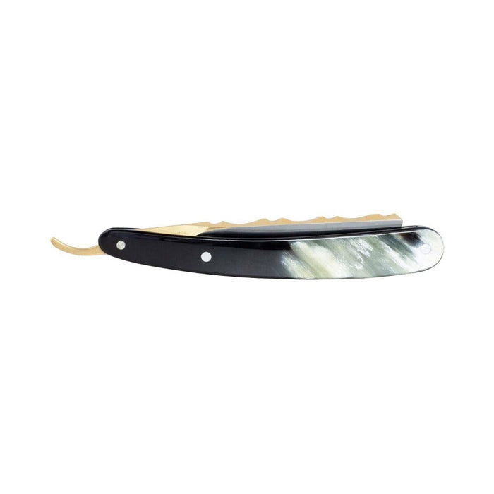 DOVO “Bergischer Löwe” Spanish Point Straight Razor 5/8”, Horn Scales Straight Razor DOVO 