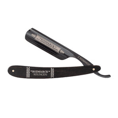 DOVO “Bismarck” Straight Razor 6/8”, Ebony Wood and Silver Scales Straight Razor DOVO 
