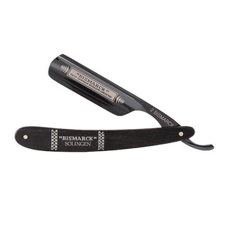 DOVO “Bismarck” Straight Razor 6/8”, Ebony Wood and Silver Scales Straight Razor DOVO 