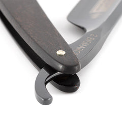 DOVO “Bismarck” Straight Razor 6/8”, Ebony Wood and Silver Scales Straight Razor DOVO 