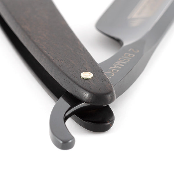 DOVO “Bismarck” Straight Razor 6/8”, Ebony Wood and Silver Scales Straight Razor DOVO 