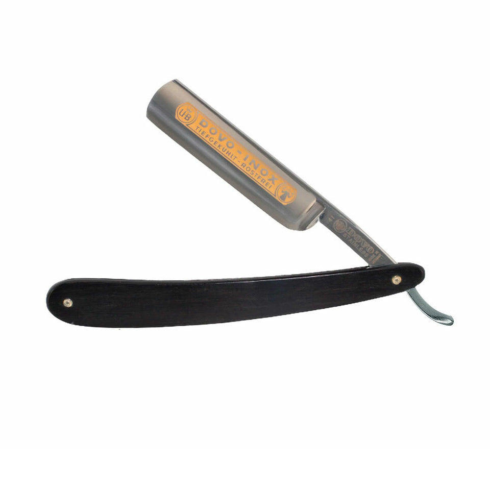 DOVO Inox Straight Razor 5/8”, Ebony Scales Straight Razor DOVO 