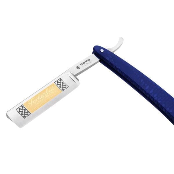 DOVO "THESIS BLUE" Straight Razor 6/8", Acrylic Handle. Straight Razor DOVO 